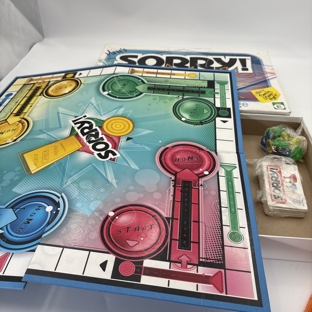 Parker Brothers Sorry! Board Game 2005 Ed. 100% Complete Great Shape